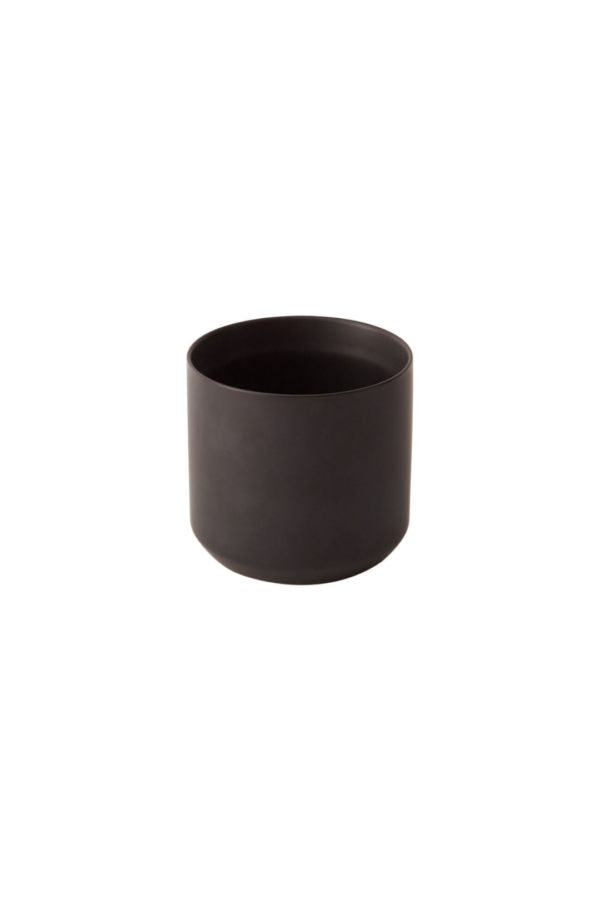 KENDALL POT H:4.75" OP:4.25" BLACK