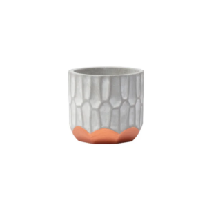 SMALL TEXTURED COPPER BASE PLANTER