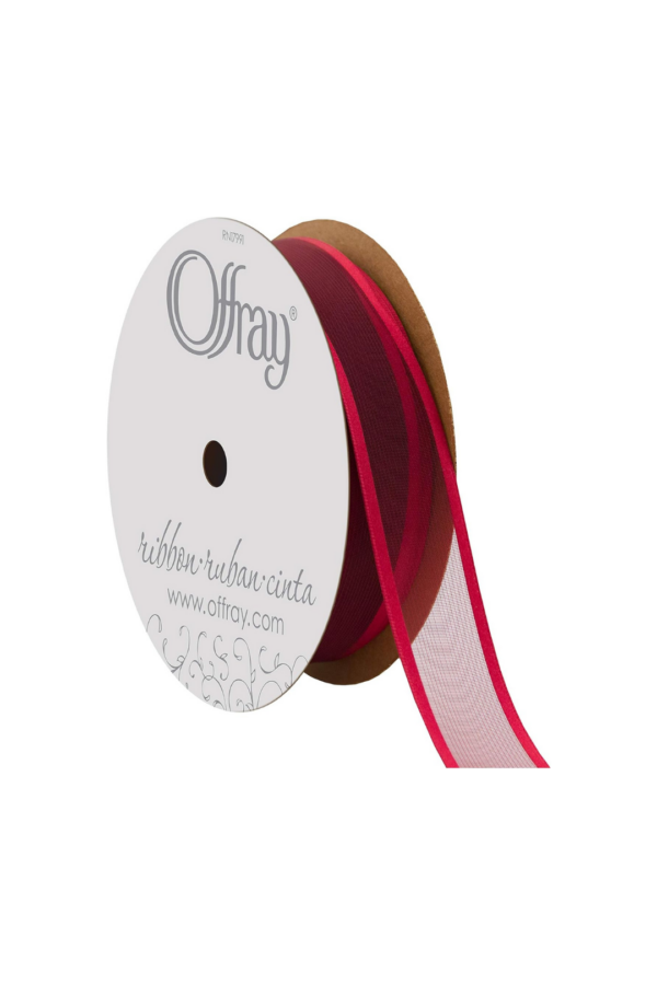 SHEER SATIN RED #03 5/8" X 25 YDS