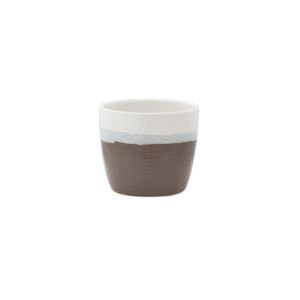 LEAF EMBOSSED POT 4.5"