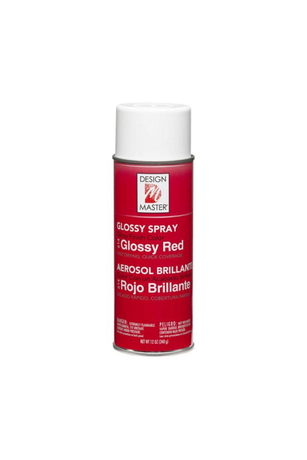 FLORAL SPRAY GLOSSY RED 12 OZ