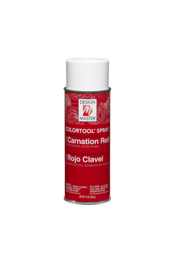 FLORAL SPRAY CARNATION RED 12OZ