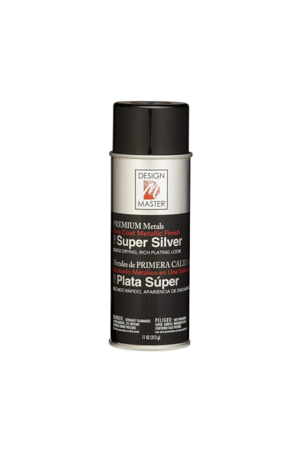 METALLIC SPRAY SUPER SILVER 12 OZ