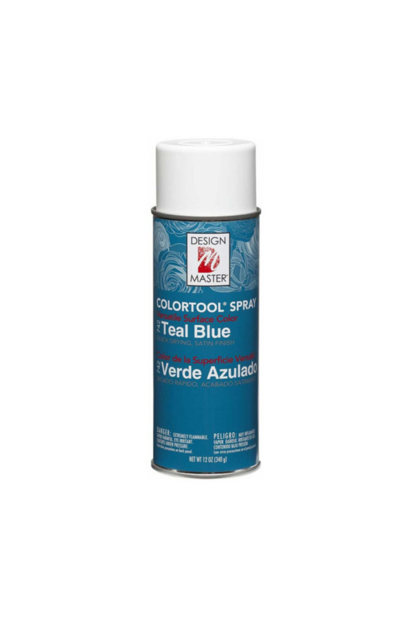 FLORAL SPRAY TEAL BLUE 12OZ