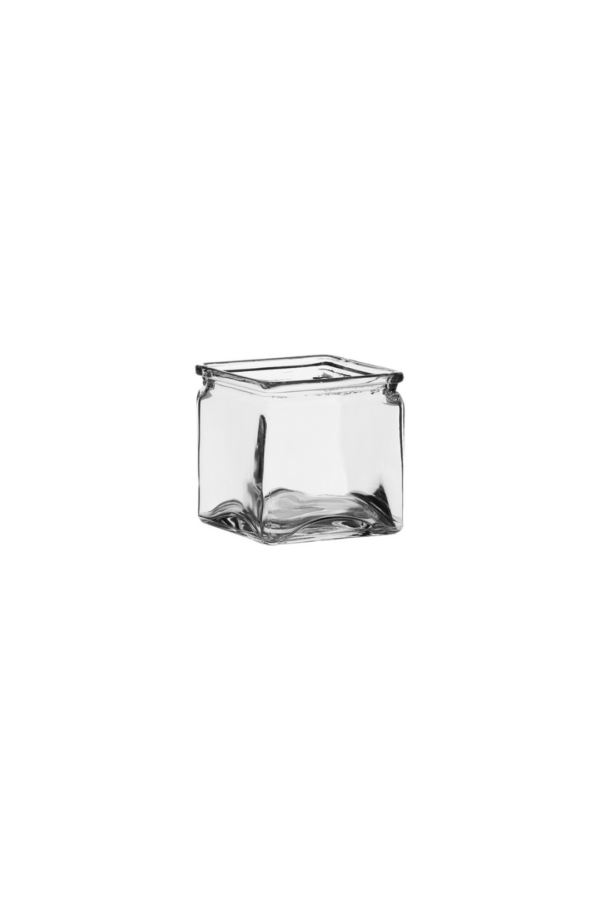 CUBE W/ LIP H: 6" OP: 5.5"