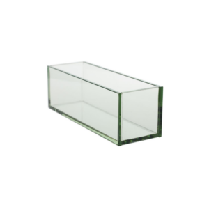 GLASS PLATE PLANTER 12" X 4" X 4"