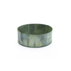 NORAH BOWL ZINC 10" X 4"