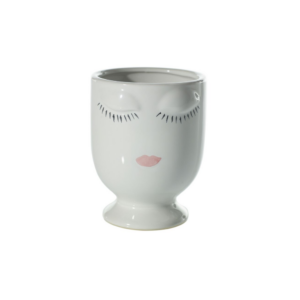 CELFIE VASE 4"X 5.25" WHITE