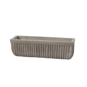 TYNDALL PLANTER 19.75" X 5.75" X 6" GREY