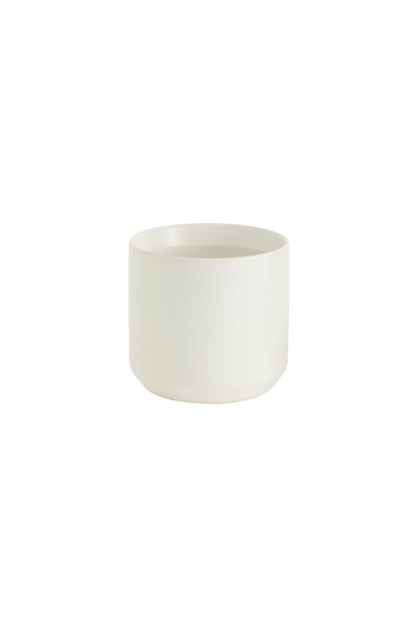 KENDALL POT H:4.75" OP:4.25" WHITE