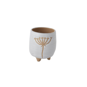 UMBEL FOOTED POT 3.25" X 3.75"