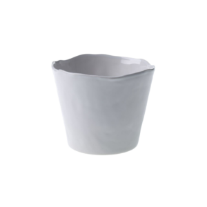 JOURNEY POT WHITE H:4.25" OP:5"