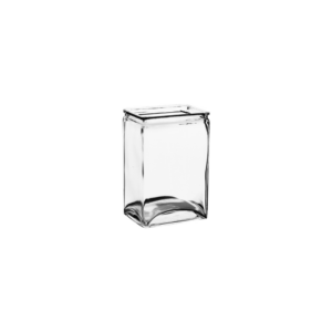 RECTANGLE VASE H"6" OP" 4" X 3"