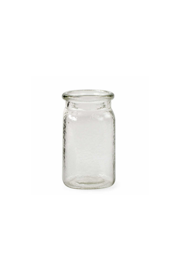 JARDIN VINTAGE JAR 6.5" CLEAR