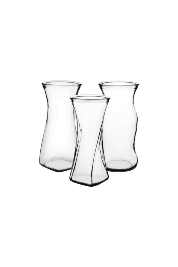 ROSE VASE ASST. H:8.5" OP: 3.75"