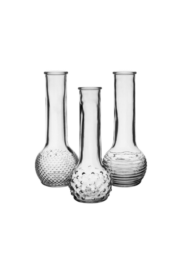 BUD VASE ASST. H:9" OP:1.25"