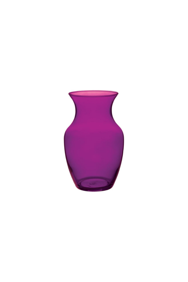 ROSE VASE PURPLE PASSION H:8" OP:4"