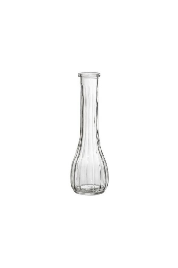 BUD VASE SWIRL 8.5" X 1.25" OP
