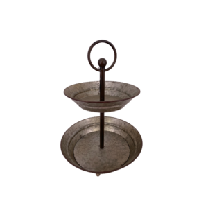 TIN DOUBLE TRAY SERVER