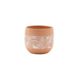 LARGE LEAF TERRA COTTA PLANTER