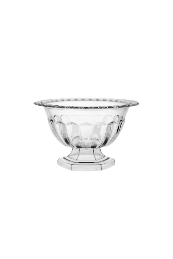 ABBY COMPOTE H:4.25" OP:4.5" CRYSTAL CLEAR