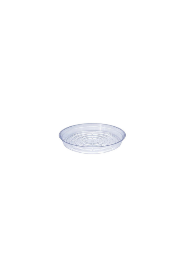 SAUCER 9" CLEAR