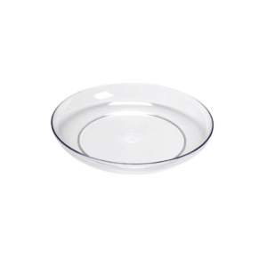 DISH LOMEY DISIGNER H:1" OP: 6" CLEAR