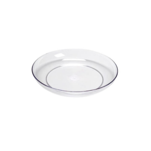 DISH LOMEY DISIGNER H:1" OP: 9" CLEAR