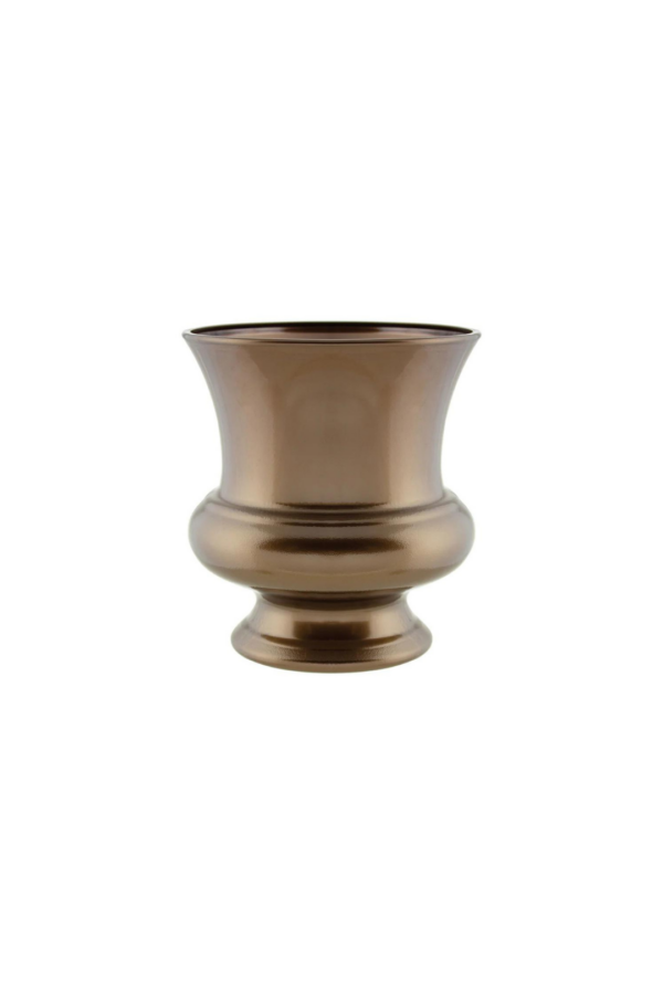 URN H:7.75" OP: 6.75" ANTIQUE BRASS