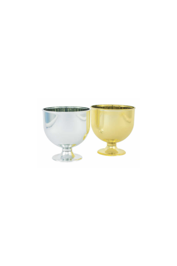 SILVER CHALICE H: 5 1/2" H: 5 1/2"
