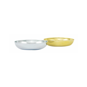 SMALL ROUND DISH SILVER H:1.25 OP:5.75"