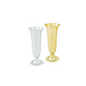 BUD VASE 6" X 2.5" GOLD