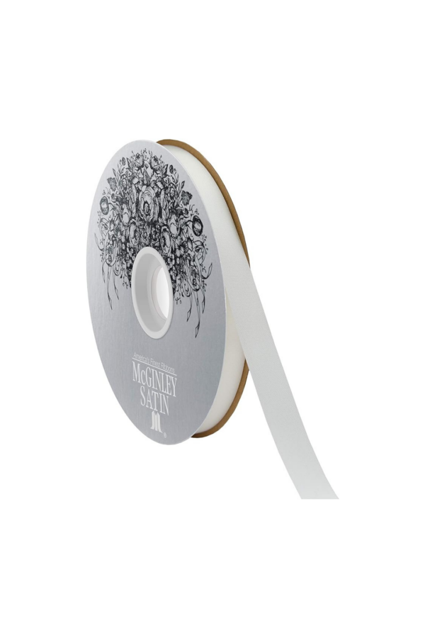 SA RIBBON#3 IVORY 9/16" 100 YD