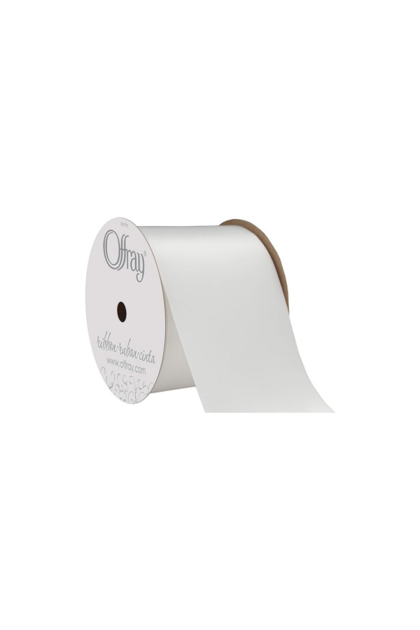 SA RIBBON#40 WHITE 2 1/2" 50 YD