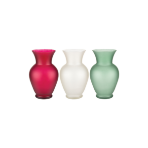 10 5/8" CLASSIC URN MISTLETOE FROST ASST