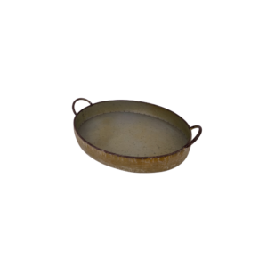 METAL ANT TRAY W/HANDLE SMALL