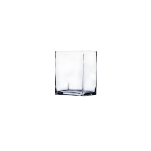 RECTANGLE VASE L:6" W:4" H:8