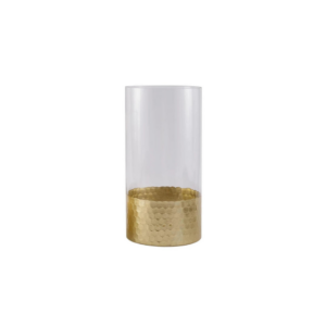 CYLINDER W/GOLD BASE 12" X 5.5"