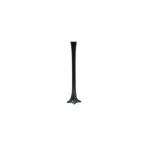 TOWER VASE BLACK OP:1" H: 20"
